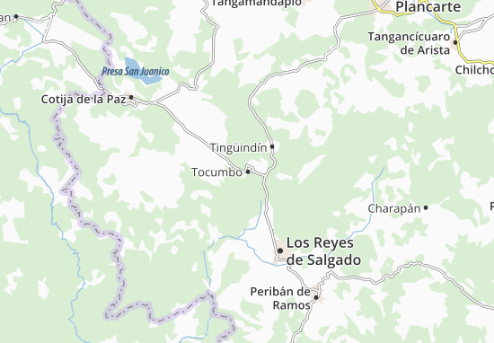 Kaart Plattegrond Tocumbo