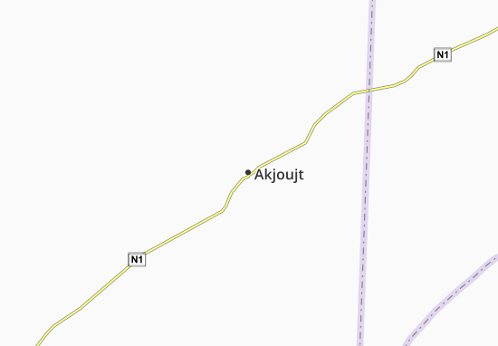 Mapa Akjoujt