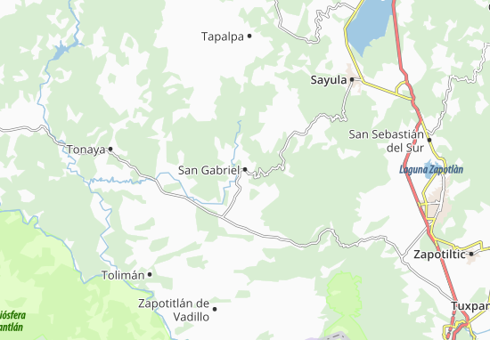 Mapa San Gabriel