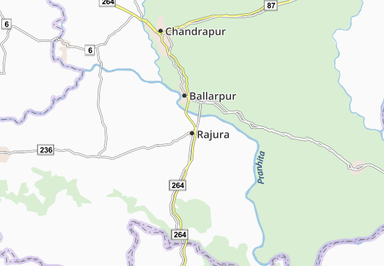Rajura Map