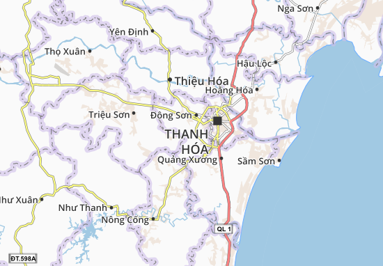 Kaart Plattegrond Đông Văn