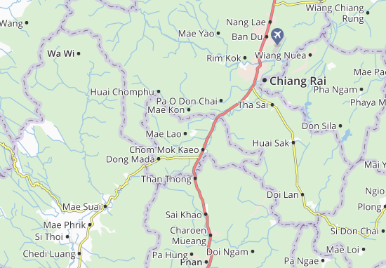 Mapa Mae Lao