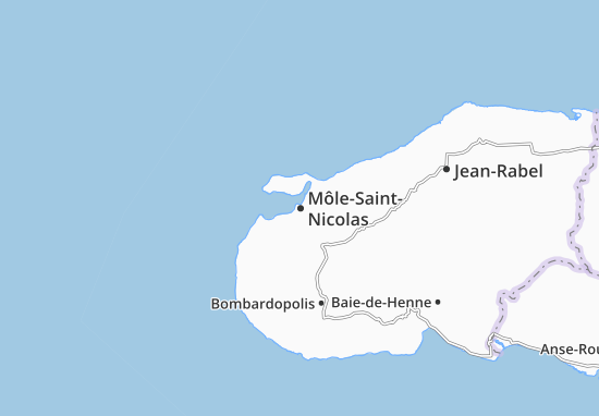 Mapa Môle-Saint-Nicolas