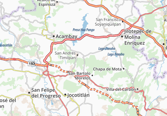 Mapa MICHELIN Cañada de Lobos - plano Cañada de Lobos - ViaMichelin
