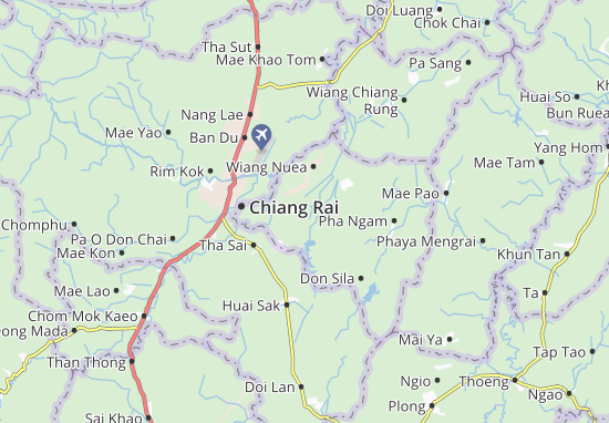 Carte-Plan Wiang Chai