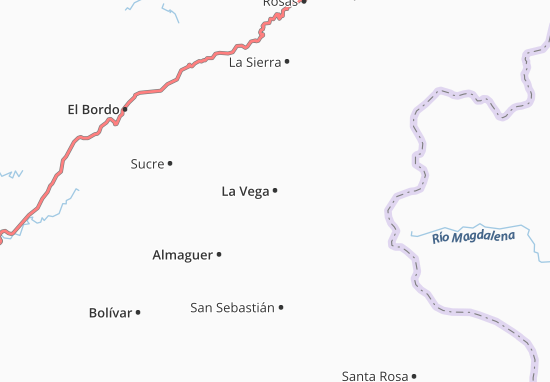 Kaart Plattegrond La Vega