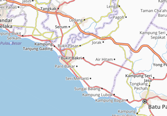 Mapa Bukit Bakri