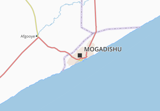 Mapa Mogadishu