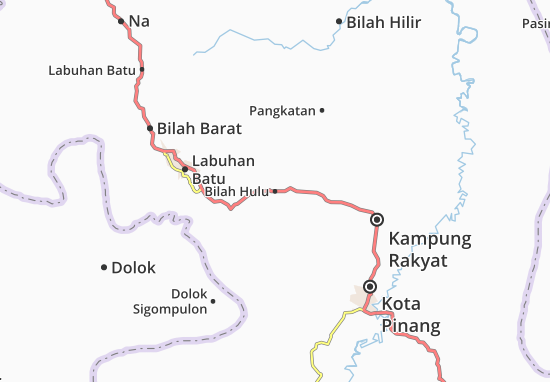 Karte Stadtplan Bilah Hulu