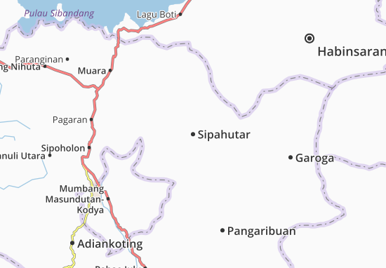 Sipahutar Map