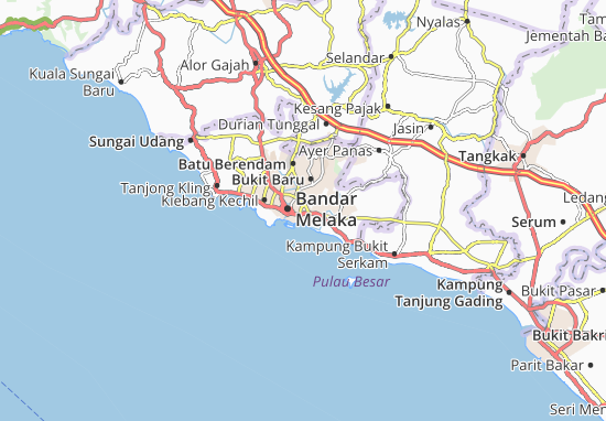 Mapa Padang Semabok