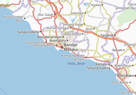 Karte Stadtplan Semabok