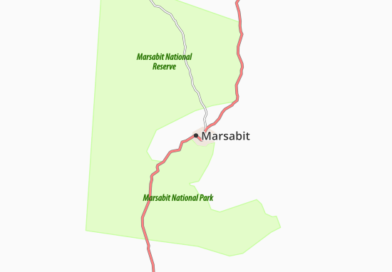 Mapa Marsabit