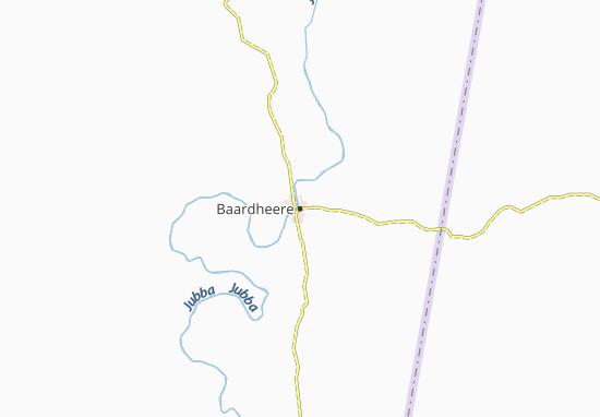 Mapa Baardheere