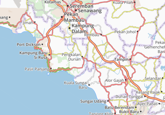 Karte Stadtplan Pengkalan Durian