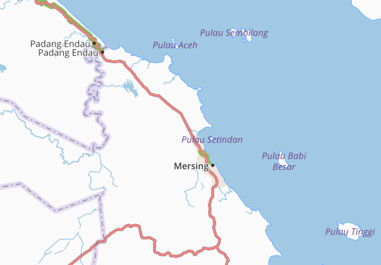 Mapa Kampung Tenglu Besar