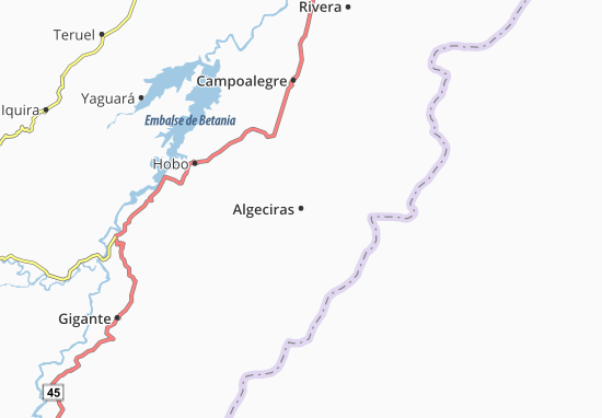 Mapa MICHELIN Algeciras - mapa Algeciras - ViaMichelin
