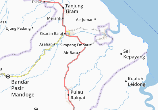 Mapa Air Batu