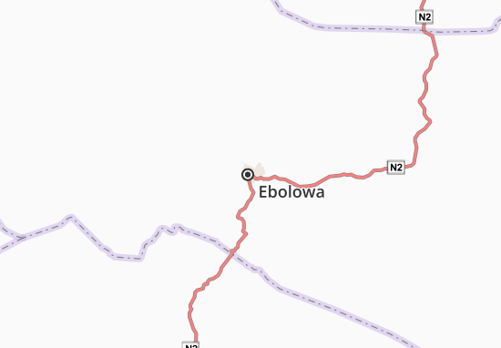 Kaart Plattegrond Ebolowa