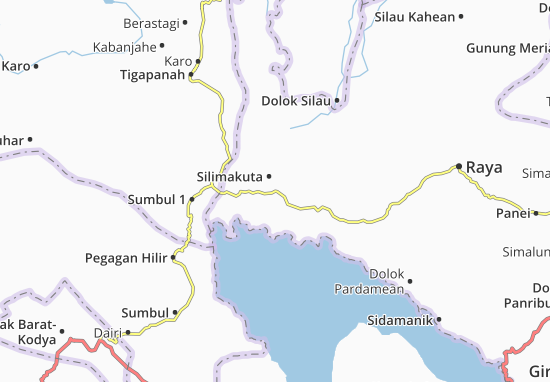 Kaart Plattegrond Silimakuta