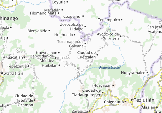 Mapa Zoquiapan