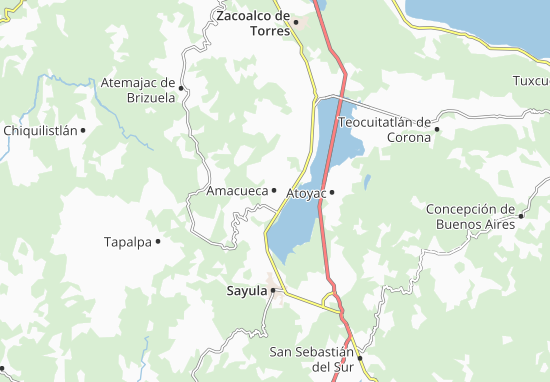 Amacueca Map