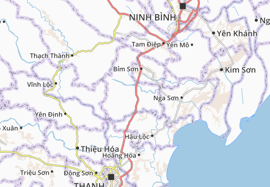 Mapa Hà Bình