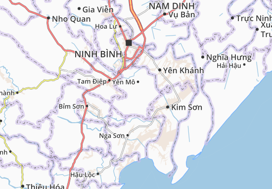 Kaart Plattegrond Yên Thành