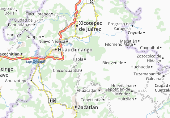 Mapa Tlaola