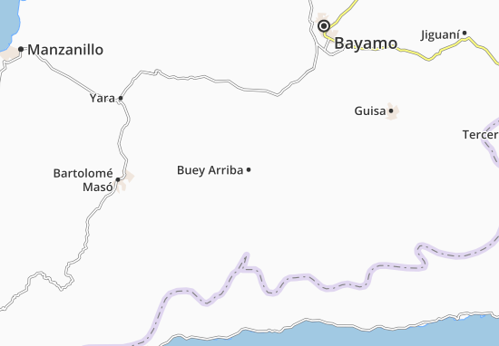 Karte Stadtplan Buey Arriba