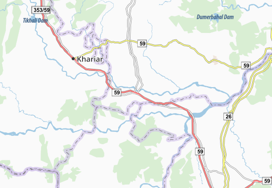 Mapa Chandotora