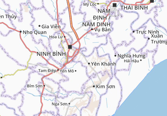 Kaart Plattegrond Khánh Cư