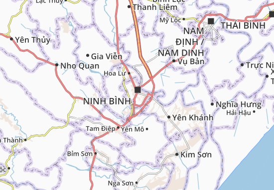 Karte Stadtplan Nam Bình