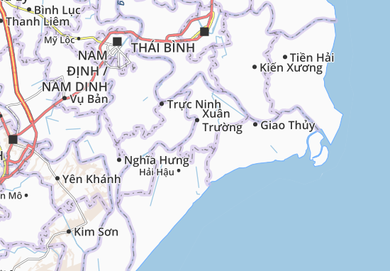 Karte Stadtplan Xuân Kiên