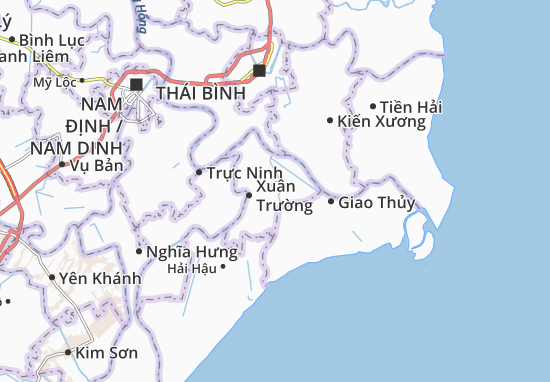 Karte Stadtplan Xuân Trung