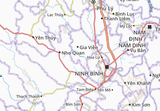 Karte Stadtplan Gia Trung