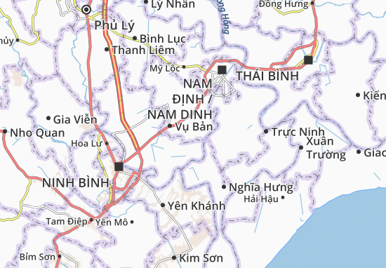 Karte Stadtplan Vĩnh Hào