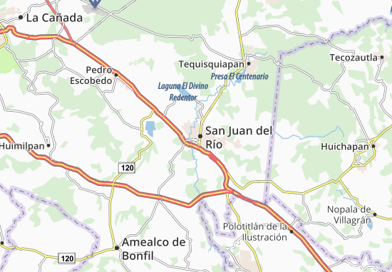 Mapa San Juan del Río