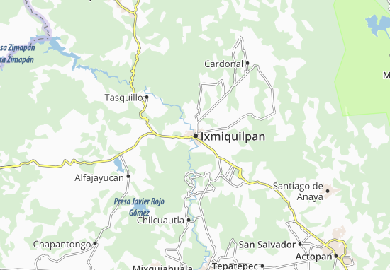 Ixmiquilpan Map
