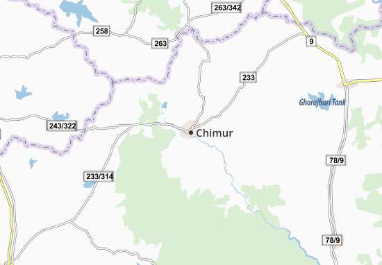 Kaart Plattegrond Chimur