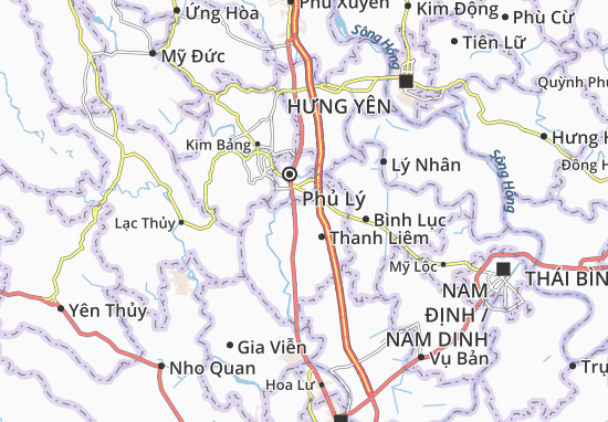Kaart Plattegrond Thanh Hà