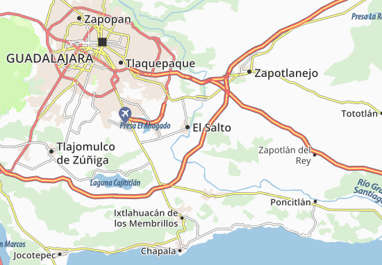Mapa Juanacatlán