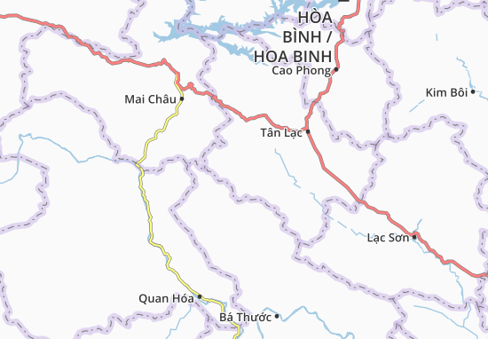 Karte Stadtplan Lũng Vân