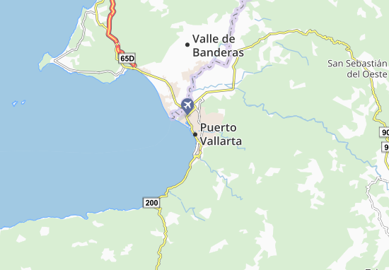 Michelin Puerto Vallarta Map Viamichelin