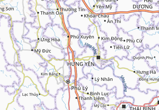 Karte Stadtplan Minh Tân