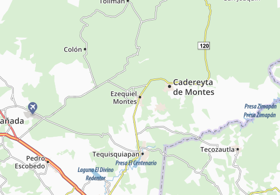 Kaart Plattegrond Ezequiel Montes