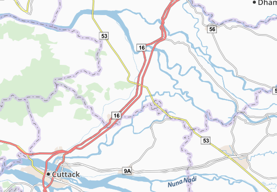 Mapa Barachana