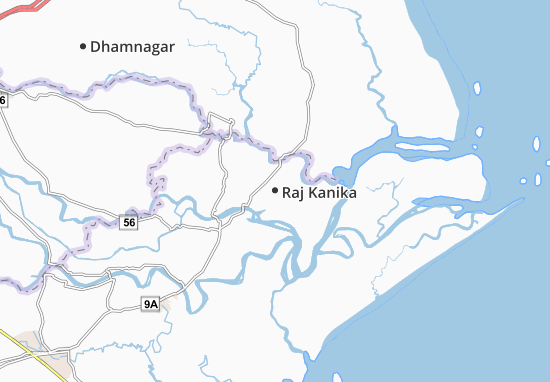 Mapa Raj Kanika