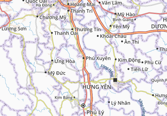 Mapa Phú Xuyên