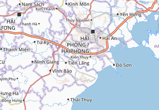 Karte Stadtplan An Thái